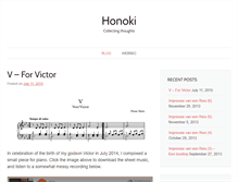 Tablet Screenshot of honoki.net